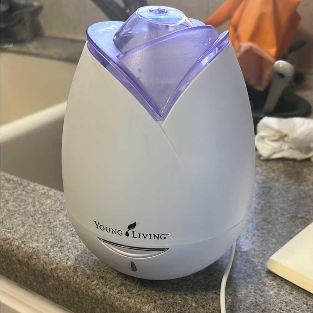 Young Living White and Purple Aromatherapy Diffuser